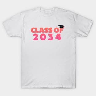 class of 2034 Orange T-Shirt